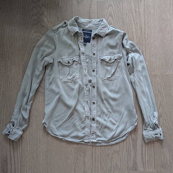 American Eagle Button Up Shirt XS - Picture 1 of 5